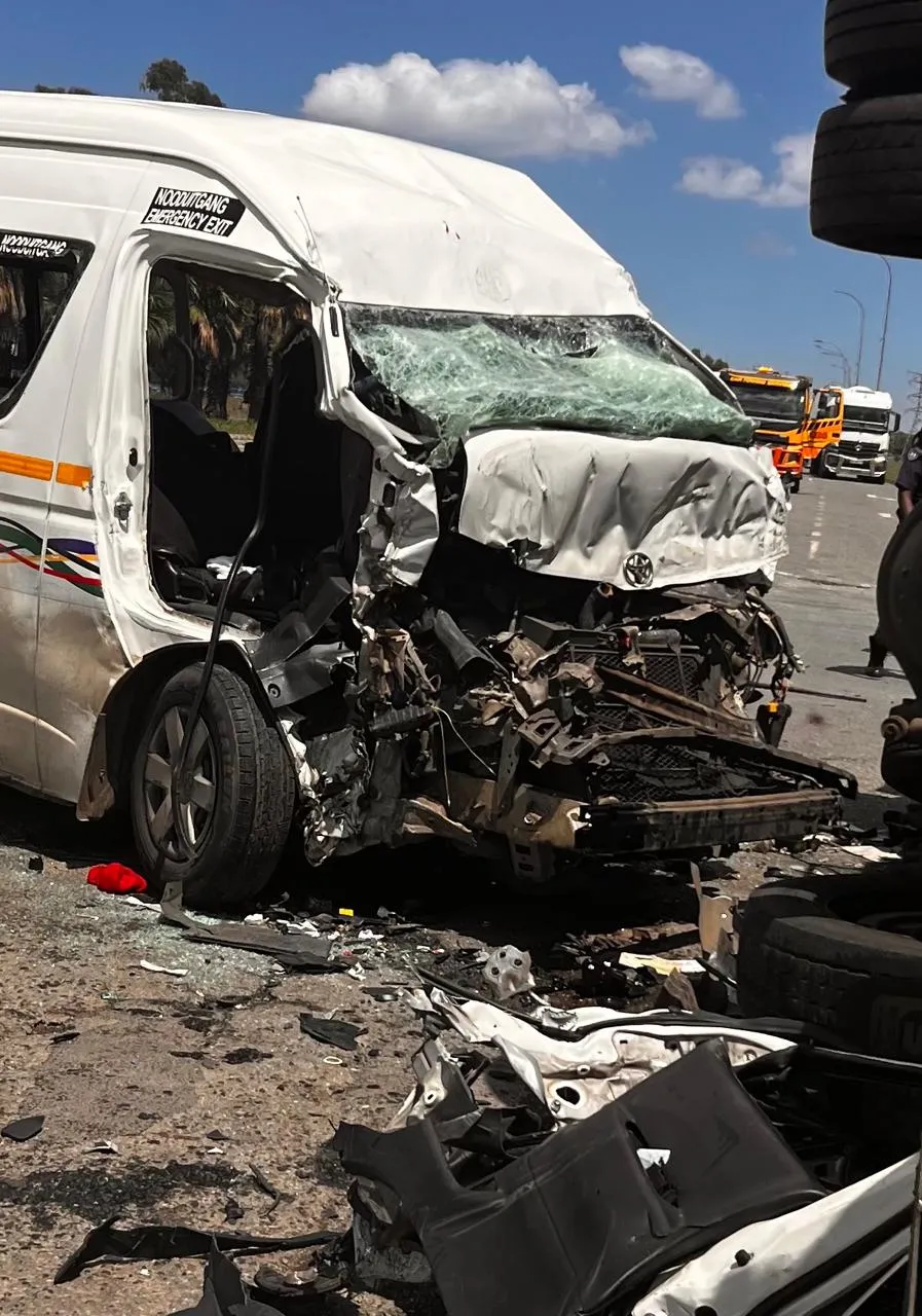 Taxi accident scene